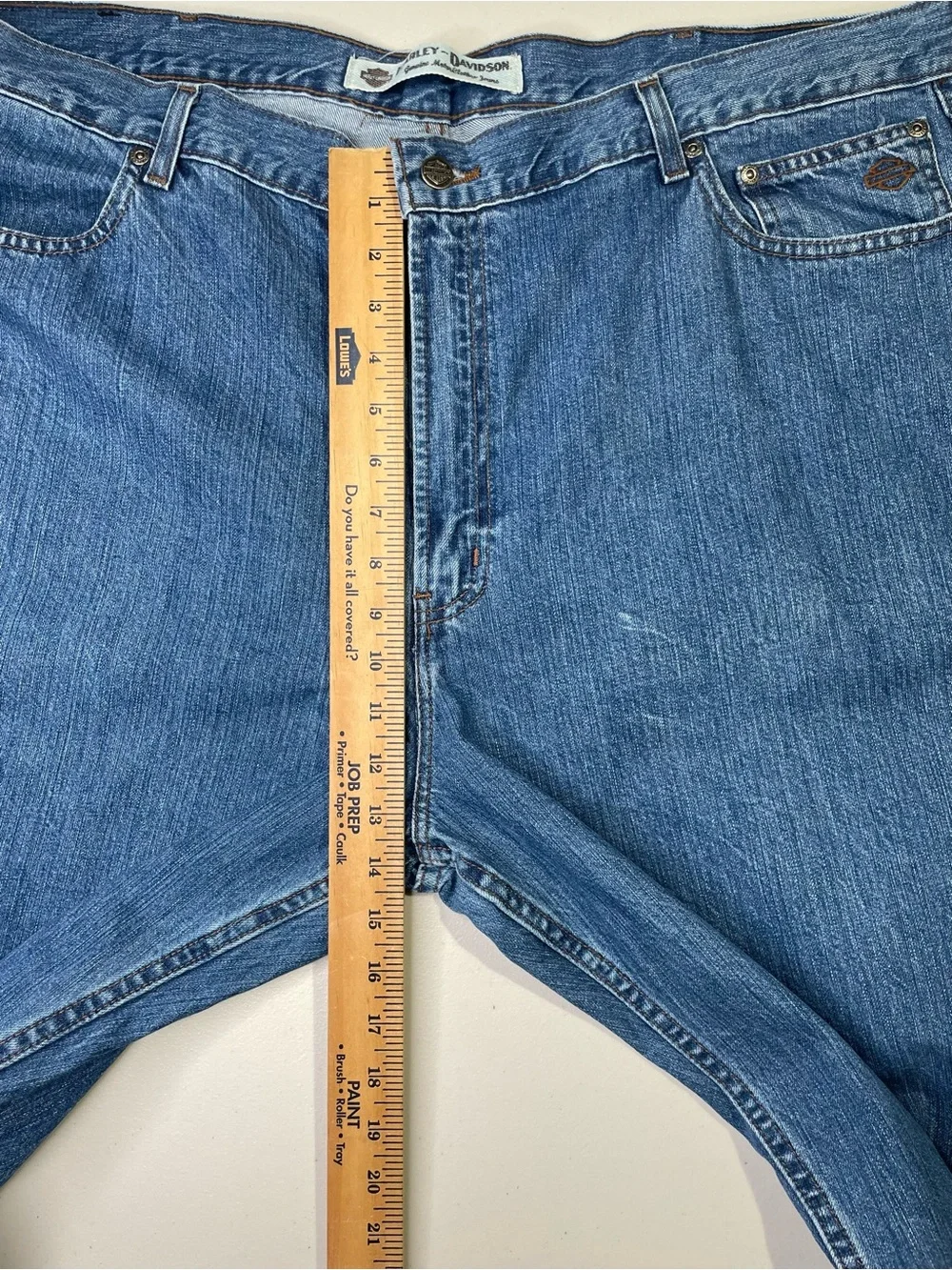 Vintage Harley-Davidson Men’s 44x32 Classic Blue Relaxed Denim Jeans VGUC